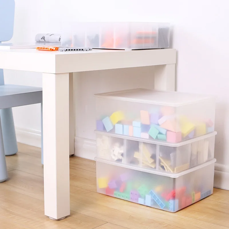 

Toy Storage Box For Lego Plastic Transparent Compartment Organizer Box Container For Toys Small Particle Building Blocks