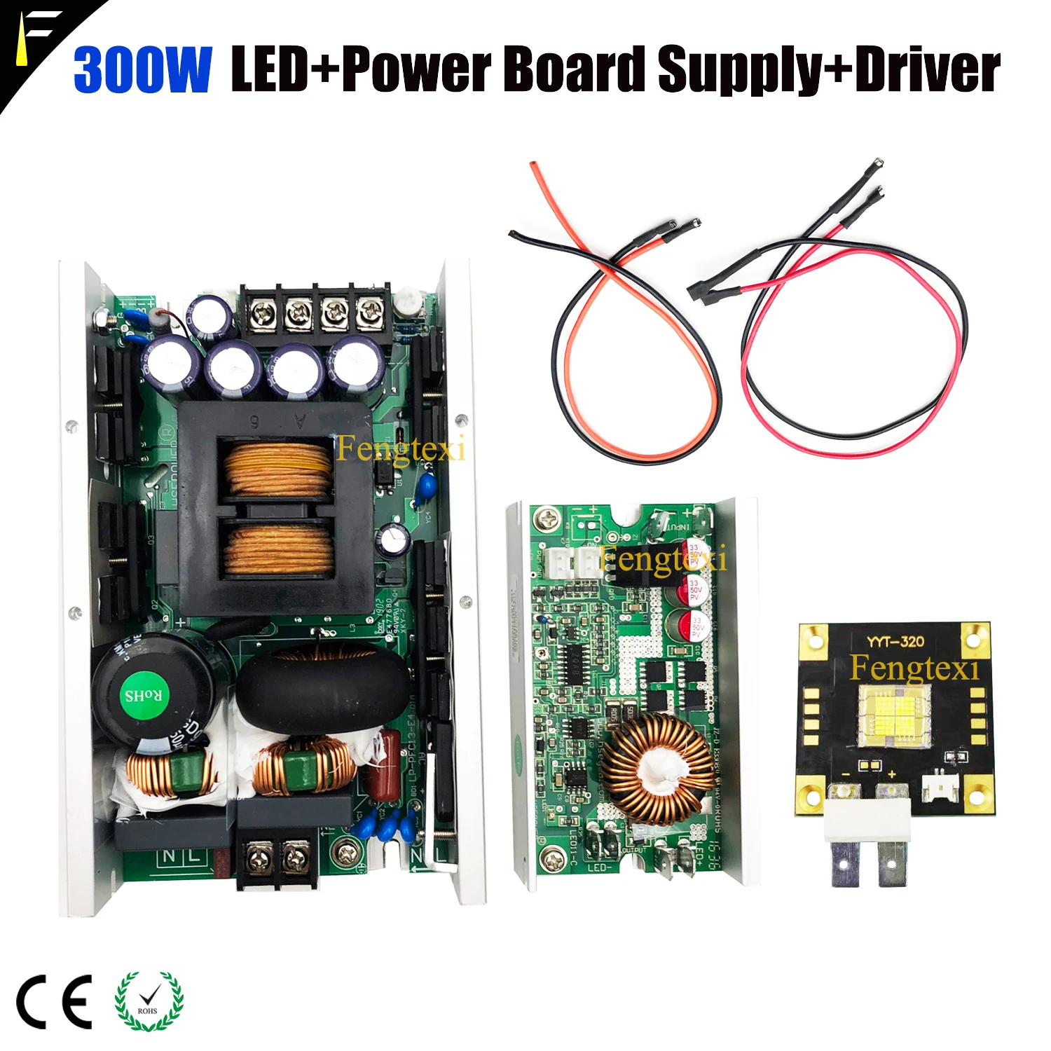 Luci medici FAI DA TE Luce Del Proiettore Kit SST300 120w 150w HA CONDOTTO il Modulo con Scheda Di Potenza di Alimentazione e LED 150w Bordo di Auto