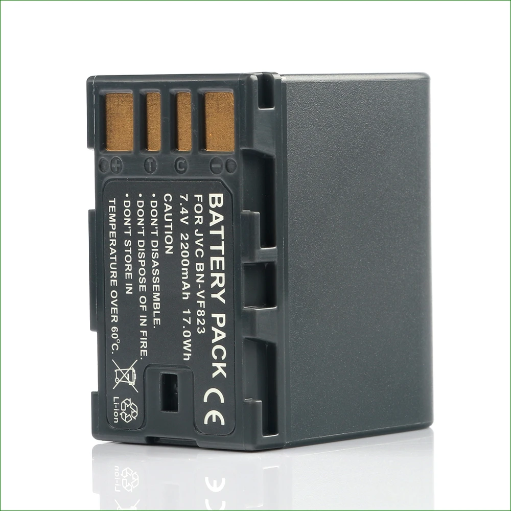 LANFULANG قدرة عالية (2200 mAh) BN-VF823 BN VF823 BN-VF823U البطارية حزمة ل JVC BN-VF808AC BN-VF808U BN-VF818 BN-VF818U