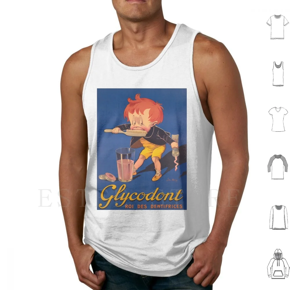 John Onwy-Glycodont , 1920 , Art Deco Poster Tank Tops Vest Sleeveless 1920 1930 1920s 1930s Art Art Art Art Artwork Art
