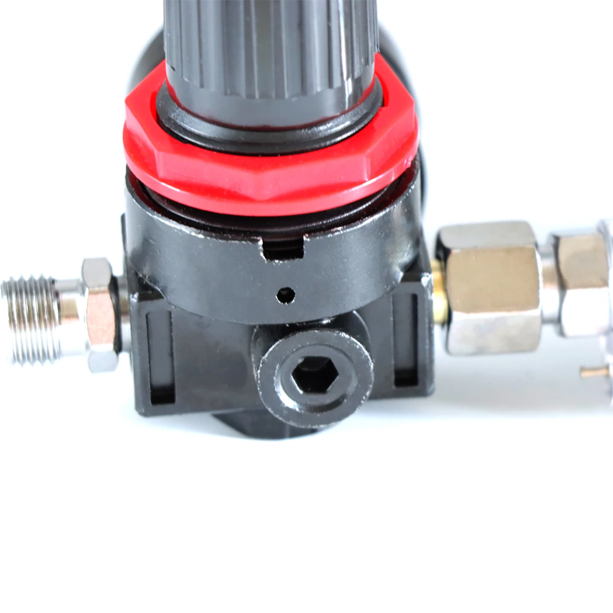 Imagem -06 - Hvlp-spray Air Regulador Manômetro Mini Filtro Separador Inline Regulador de Pressão de ar Ajustável Pistola de Pulverização 4