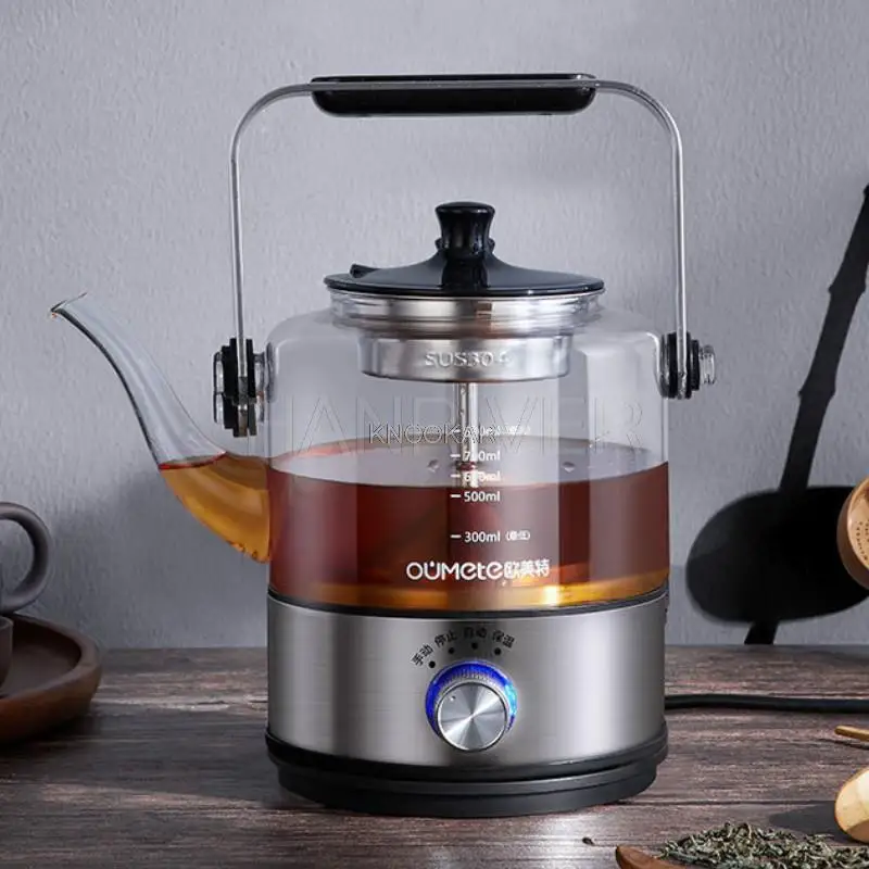 غلاية كهربائية براد شاي إبريق قهوة زجاج البخار إبريق الشاي التلقائي من نوع مجموعة غلاية شاي كهربائية غلاية مياه كهربائية