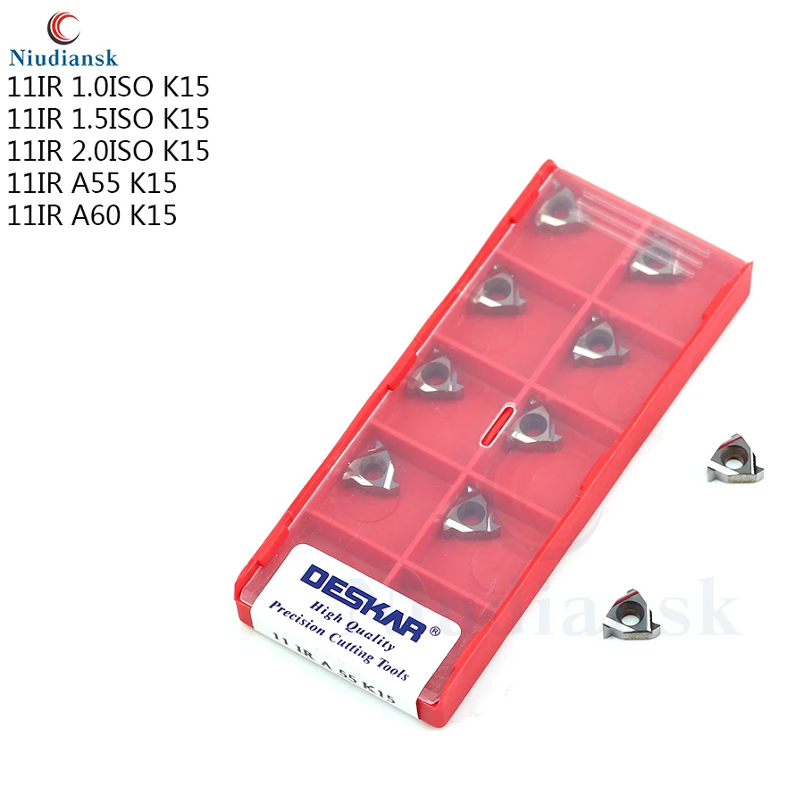 

11IR 1.0ISO 1.5ISO 2.0ISO K15 11IR A55 A60 K15 карбид вольфрама резьбовые вставки токарный станок с ЧПУ токарные инструменты, для алюминия и меди