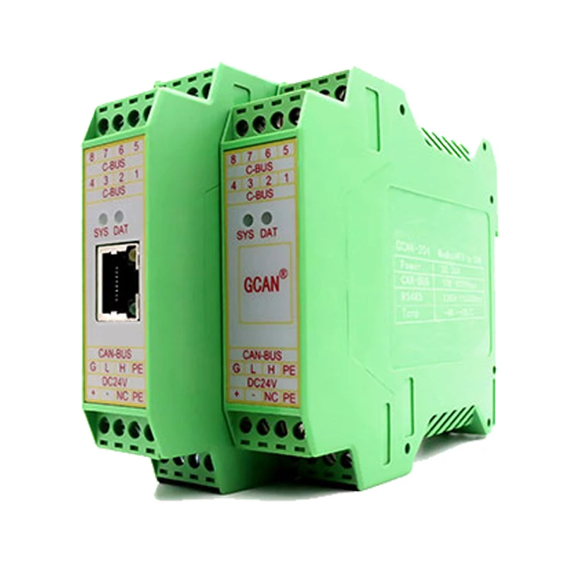 GCAN-20 Converter Standard Modbus Slave Station Serial Baud Rate: 600bps～115200bps