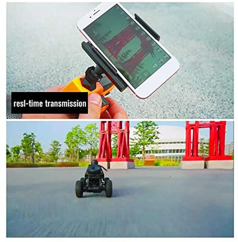 EBORUI S003W WiFi RC Car 2.4Ghz 1:22 2WD Off-road Cross-Country Climbing Car WiFi FPV 2.0MP HD Camera Remote Control Car Toy RTR