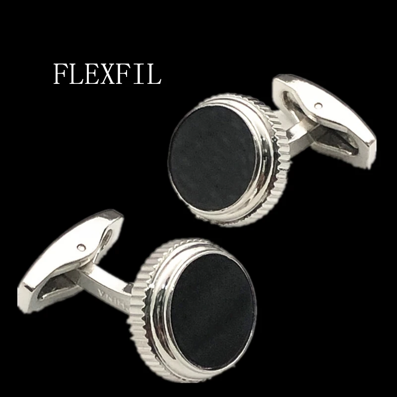 

FLEXFIL Luxury shirt cufflinks for men's Brand cuff buttons cuff links gemelos High Quality wedding abotoaduras Jewelry