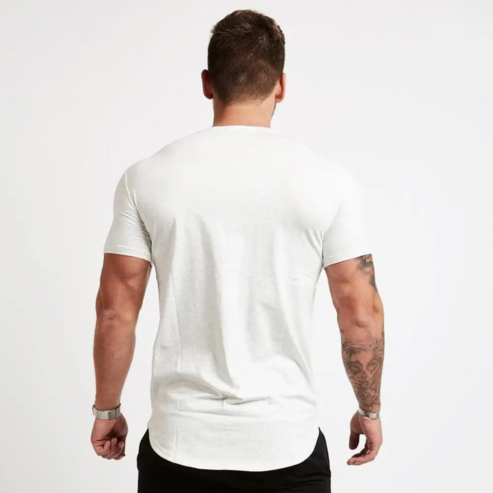 2021 Sport Tshirt Men Gym T Shirt Quick Dry Fit koszulka do biegania Man Training Fitness T-shirt Sport Top Budybuilding Workout tshirt