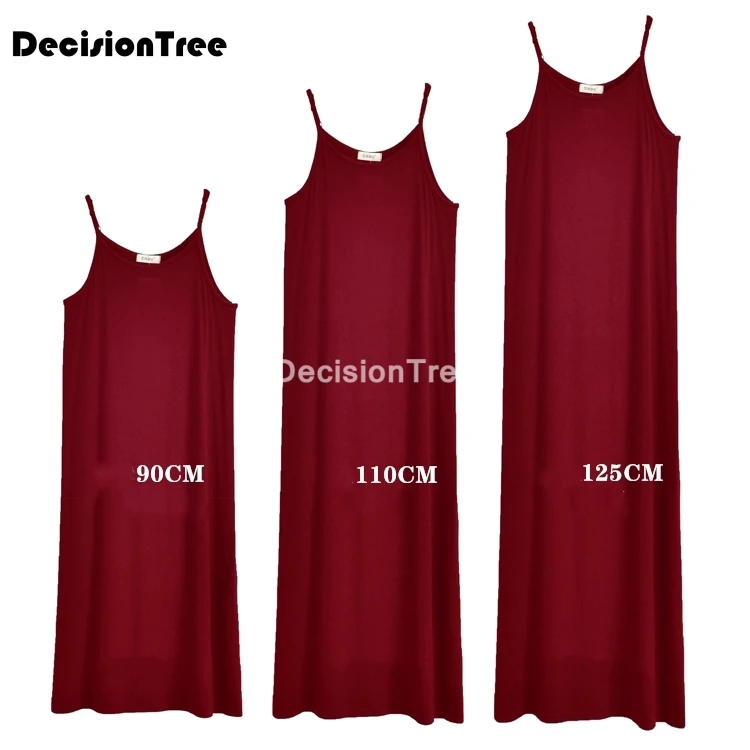 

2024 women full slips loose solid o neck slips underwear comfortable sleep dress modal underdress petticoat bodycon camisole