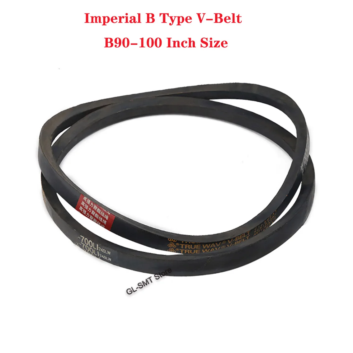 

1Pcs B Type V-Belt B90/91/92-100 Inch Size Black Rubber Triangle Belt Industrial Agricultural Mechanical Transmission Belt