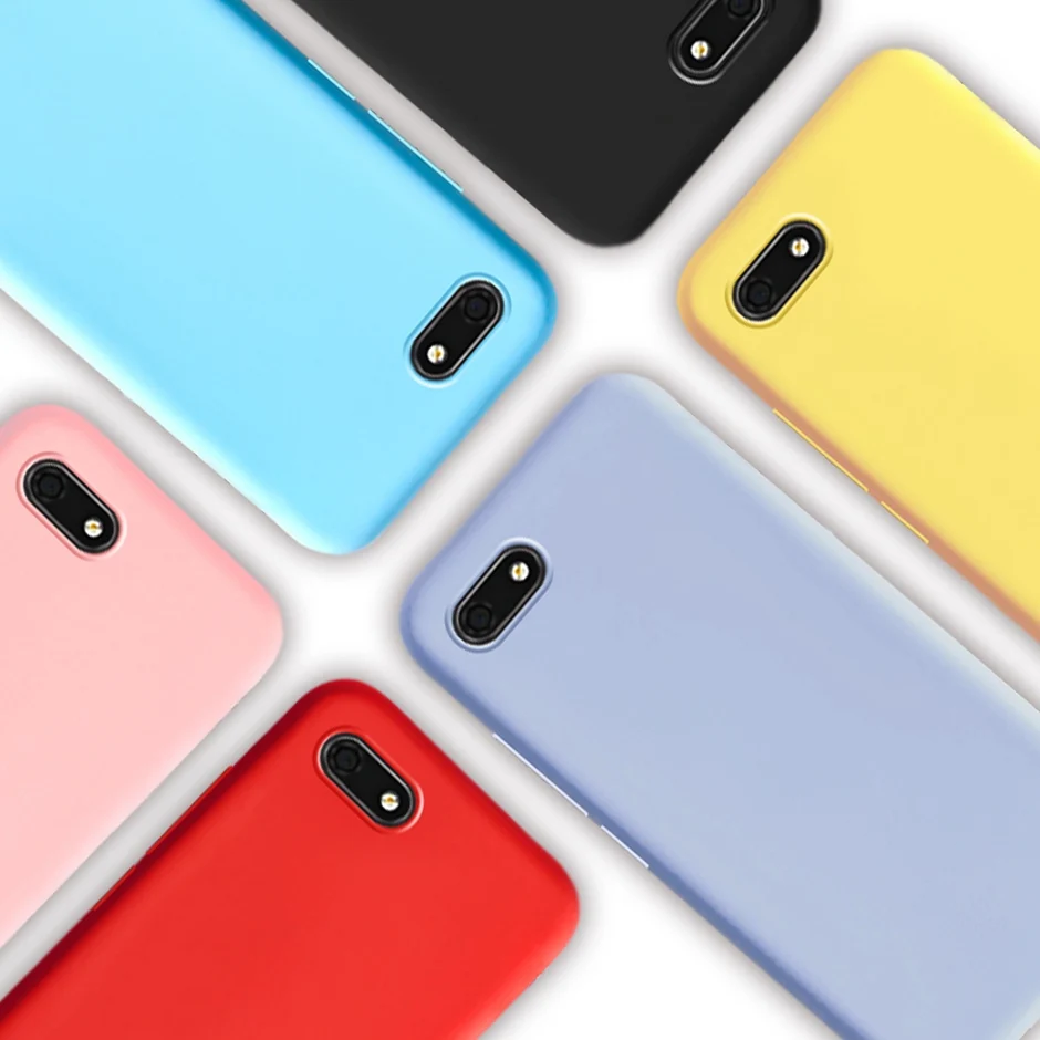 Candy Color Silicone Case For Huawei Y5 Prime 2018 Case Huawei Y5 2018 Soft TPU Back Cover Cases For Huawei Y5 Lite 2018 DRA-LX5
