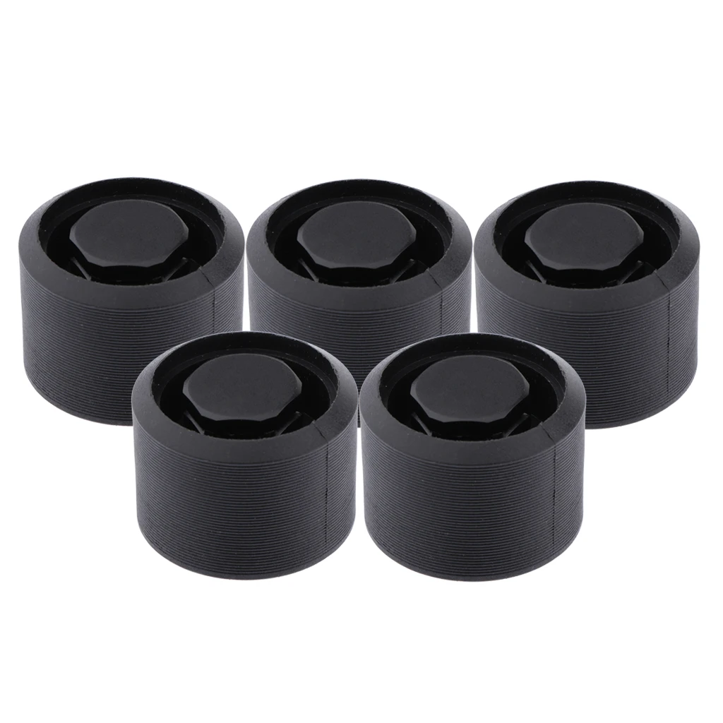 5pcs Black Plastic Air Vent Plug for Surfing Board Stand-up Paddle Board Waterproof & Durable