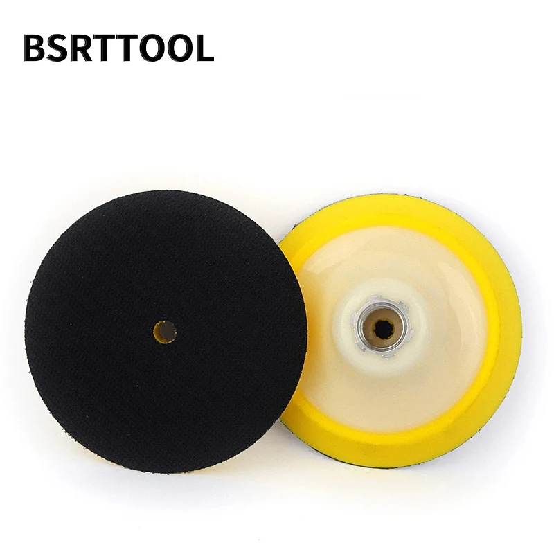 BSRTTOOL 세차 플레이트 백킹 패드, 연마 스폰지 패드, 4 인치 스레드, M14 5/8-11, 2 개