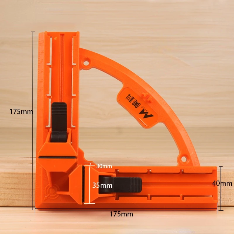 90 Degree Angle Clamp Adjustable Right Angle Clip Plastic Corner Wooden Clamp Picture Frame Carpentry Clamps for Woodworking