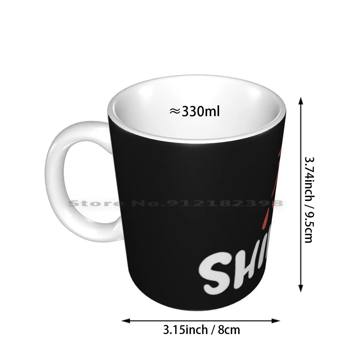 Shinobi Ceramic Mugs Coffee Cups Milk Tea Mug Shinigami Bleach Anime Manga Zangetsu Death Note Demon Death Note All Shinigami