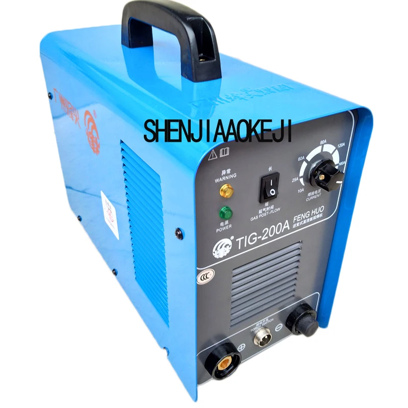 Machine à souder à l'argon TIG-200A, Machine à souder simple, onduleur, soudeur à Arc Dc Argon Portable multifonction 220V