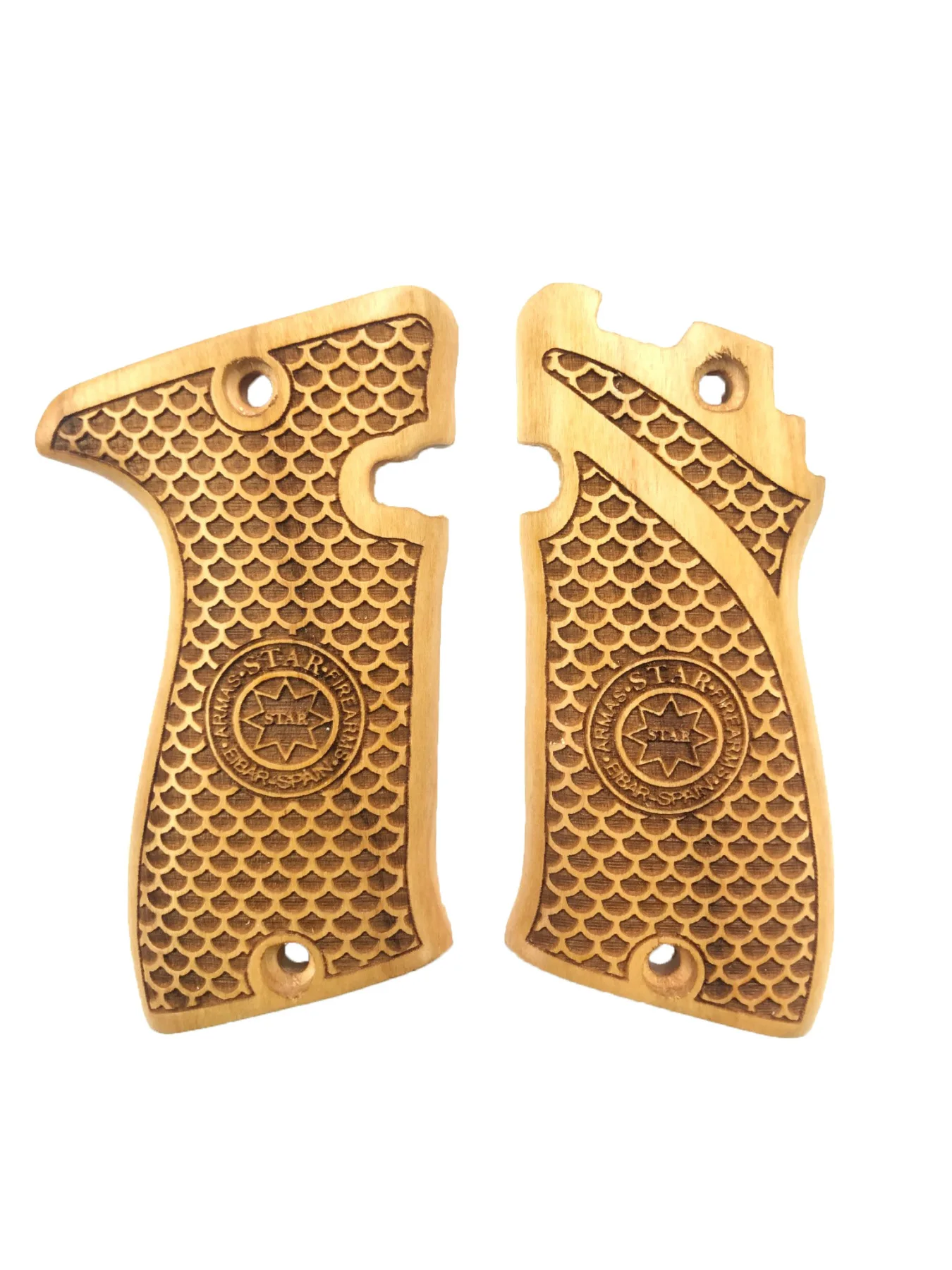 Star Model FR With Special Pattern Laser Cut Outdoor Wooden Grip Mod2