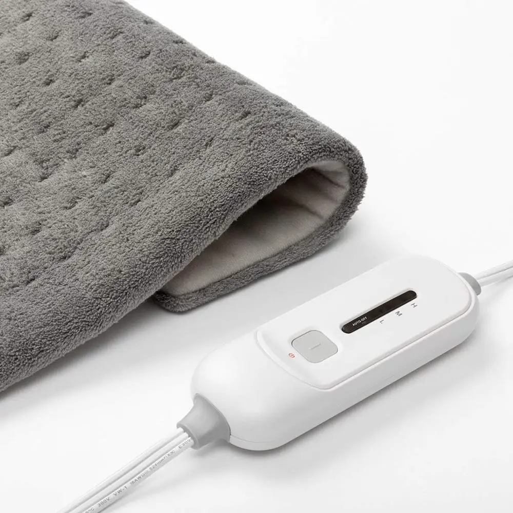 12x24 ''XL Large 2LBS Pad riscaldante ponderato in vetro 110V US Plug cuscinetti riscaldanti elettrici a bassa tensione per alleviare il dolore alla schiena scaldavivande