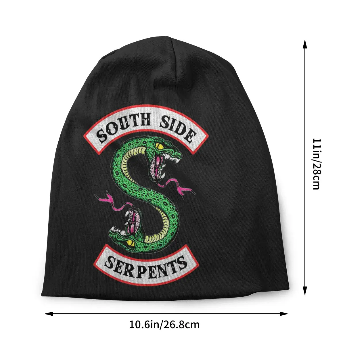 South Side Serpents Bonnet Hats Knitted Hat Hip Hop Outdoor Skullies Beanies Hats Figure Riverdale Adult Warm Head Wrap Cap
