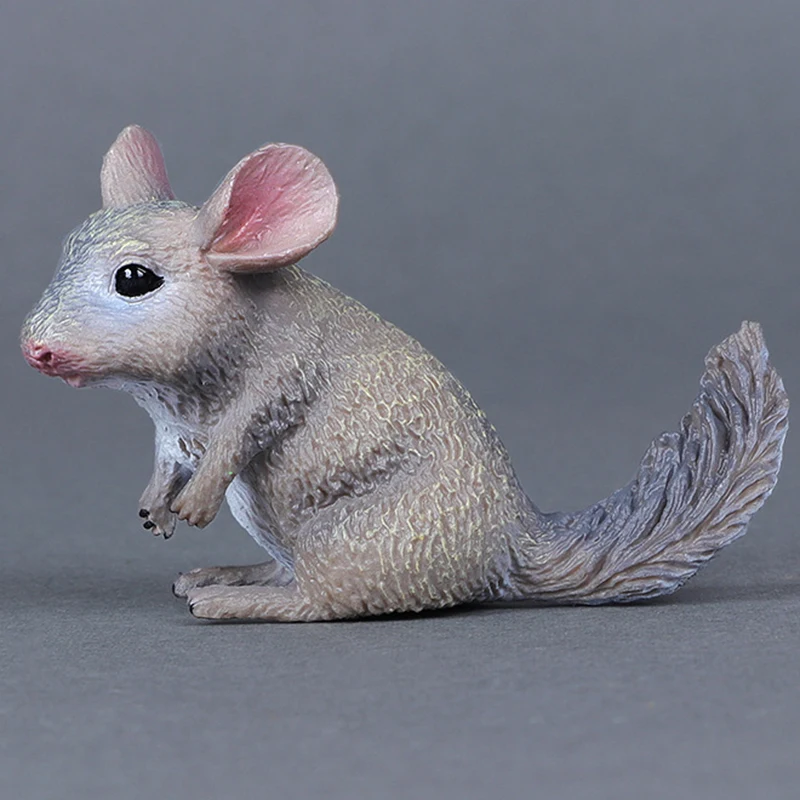 Simulation Wild Animals Zoo Wolf Monkey Fox Chameleon Pangolin Squirrel Chinchilla Donkey Sloth Model  Figures ​Educational toys