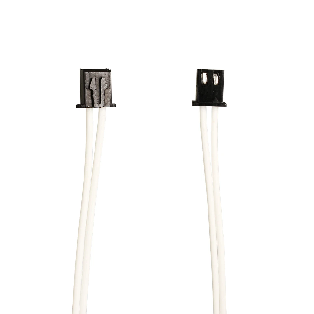 LERDGE XH2.54 línea de conexión de 2 pines, piezas de impresora 3D de 1M y 2M, cable flexible resistente a altas temperaturas, blanco, línea Dupont, 2 uds.