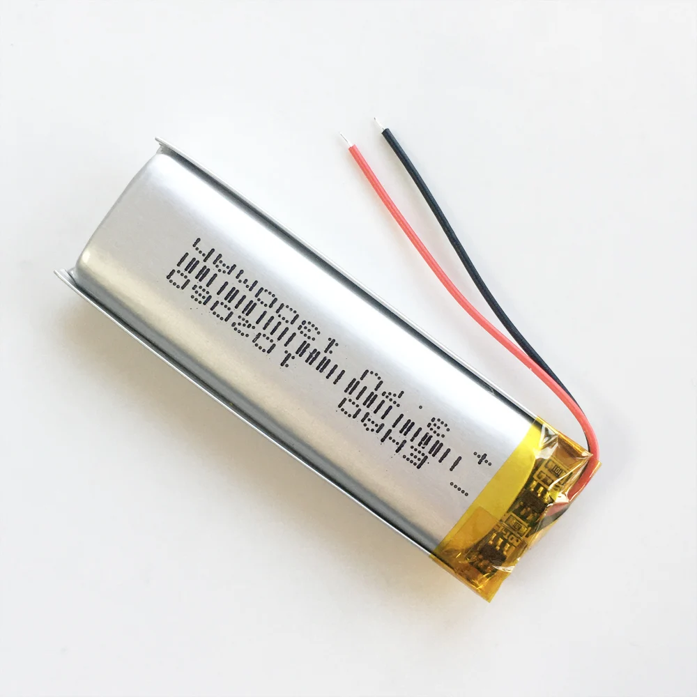 Akumulator litowo-polimerowy Lipo 3,7 V 1300 mAh 102060   Do domowej kamery przewodowej KTV z mikrofonem audio GPS