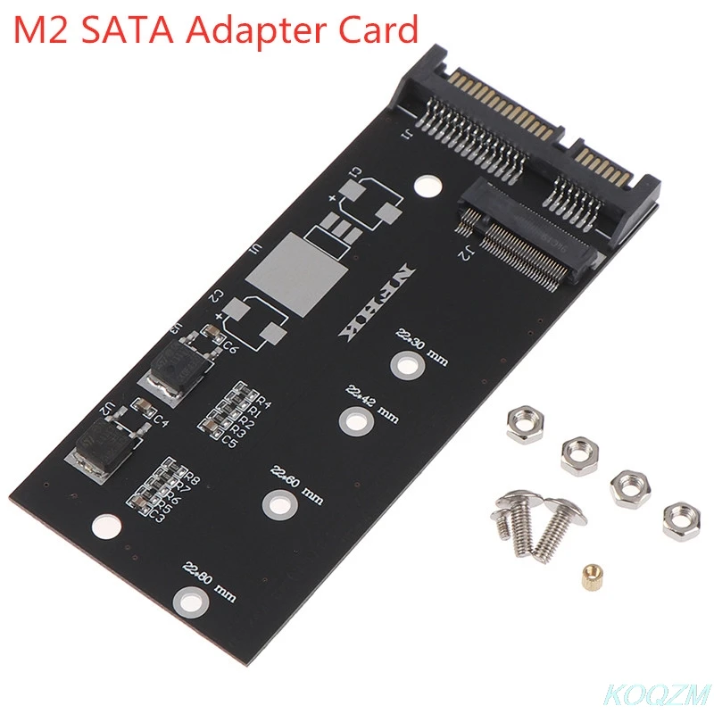 1 Set B+M Key M.2 NGFF SSD Convert Adapter Card To 2.5” SATA3 Adapter Interface Upgraded Kit For SATA Revision I/II/III