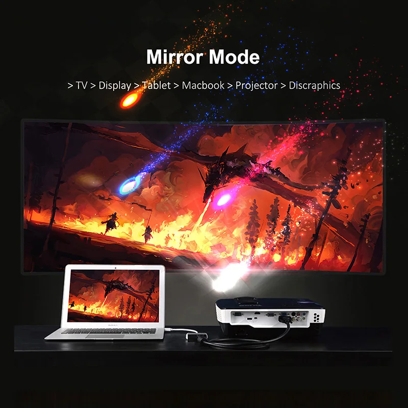 CABLETIME Thunderbolt Mini DP zu HDMI Aktiv-Adapter M/F Mini DisplayPort zu HDMI-Kabel für MacBook Pro Air iMac Projektor C065 – Detail 12