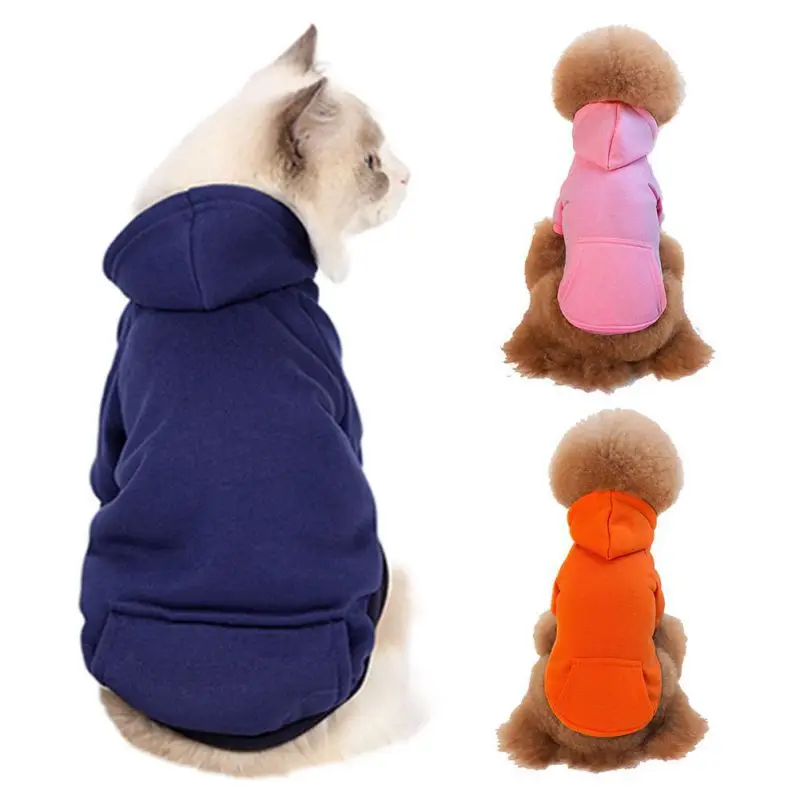 2XS-2XL Dog Hoodies Pet Clothes for Small Dogs Puppy Coat Jackets Sweatshirt for Chihuahua Doggie Cat Costume Cotton Pet Outfits