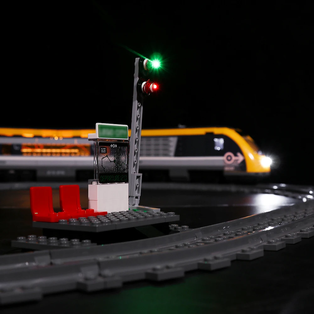 Vonado Led Light For 60197 Classic Passenger Train Building Blocks Bricks Toys (only light kit)