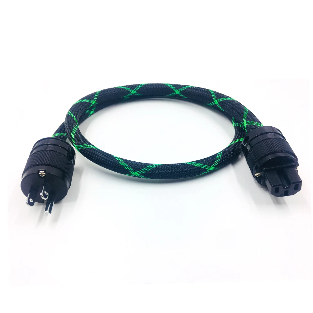 Free shipping  314ag OFC Power pure Copper power Cable High Quality US Standard Power Cord For DVD VCD Amplifer Multimedia