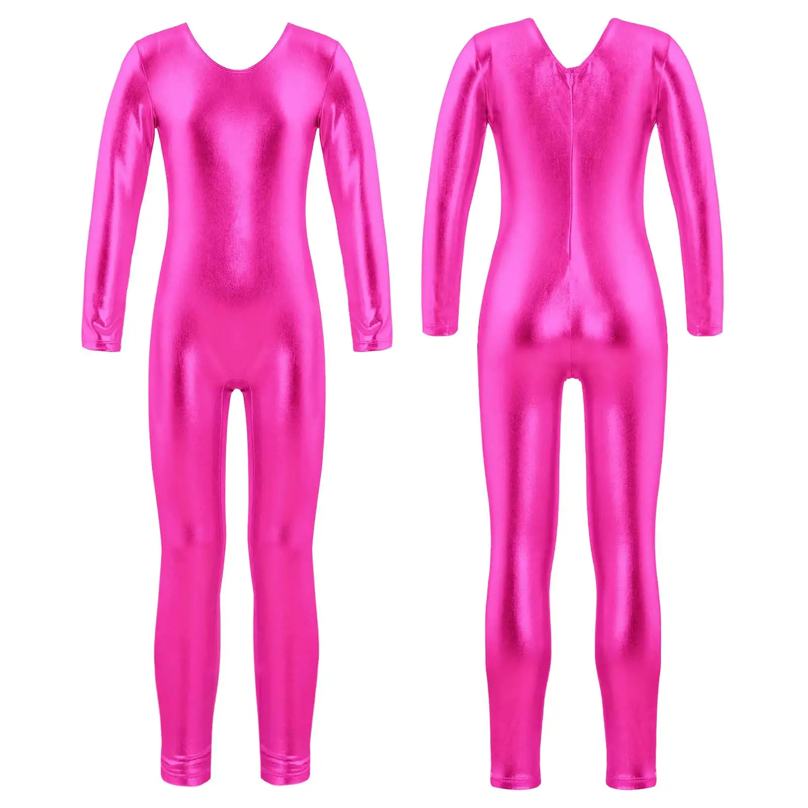 Kids Girls Ballet Dance Leotard Gymnastics Workout Dancewear Jumpsuit Unitard Ballerina Clothes for Excisse Sports Competition