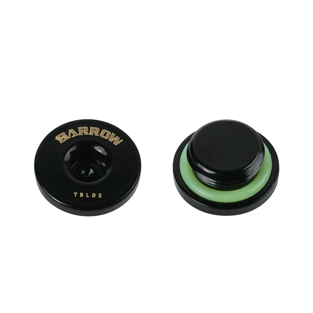 Barrow G1/4 Hand Tighten Sealing Up Lock Water Plug Water Cooling Computer Fittings,Gold,Silver,White,Black,TBLDS