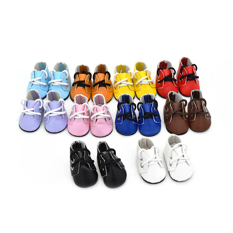 High quality 5Cm Doll Shoes fit for 14Inch amercian doll Doll and 20cm EXO Doll our generation dress accessories for gril