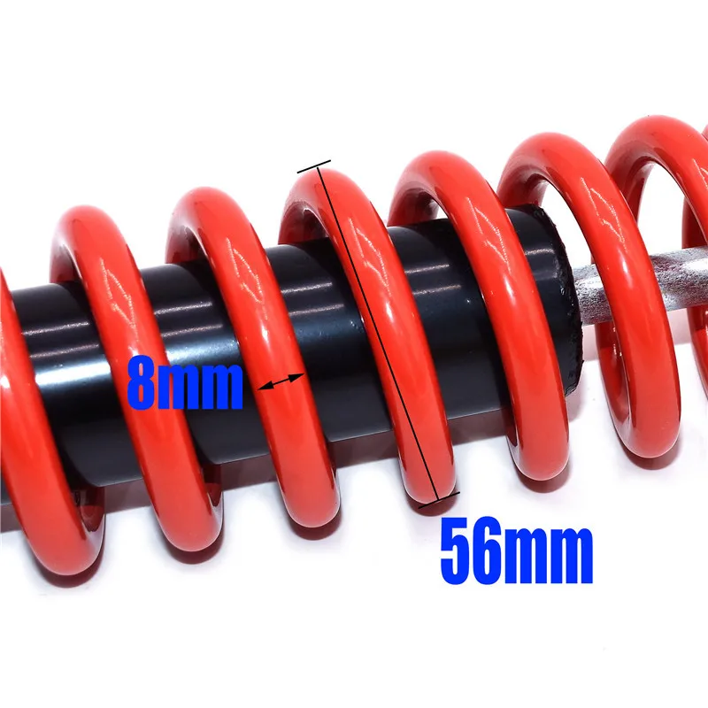 350mm/13.8in Front Shock Absorber Universal Fit for Dune Buggy Quad Dirt Bike ATV Aluminium Alloy Shock Spring Suspension New