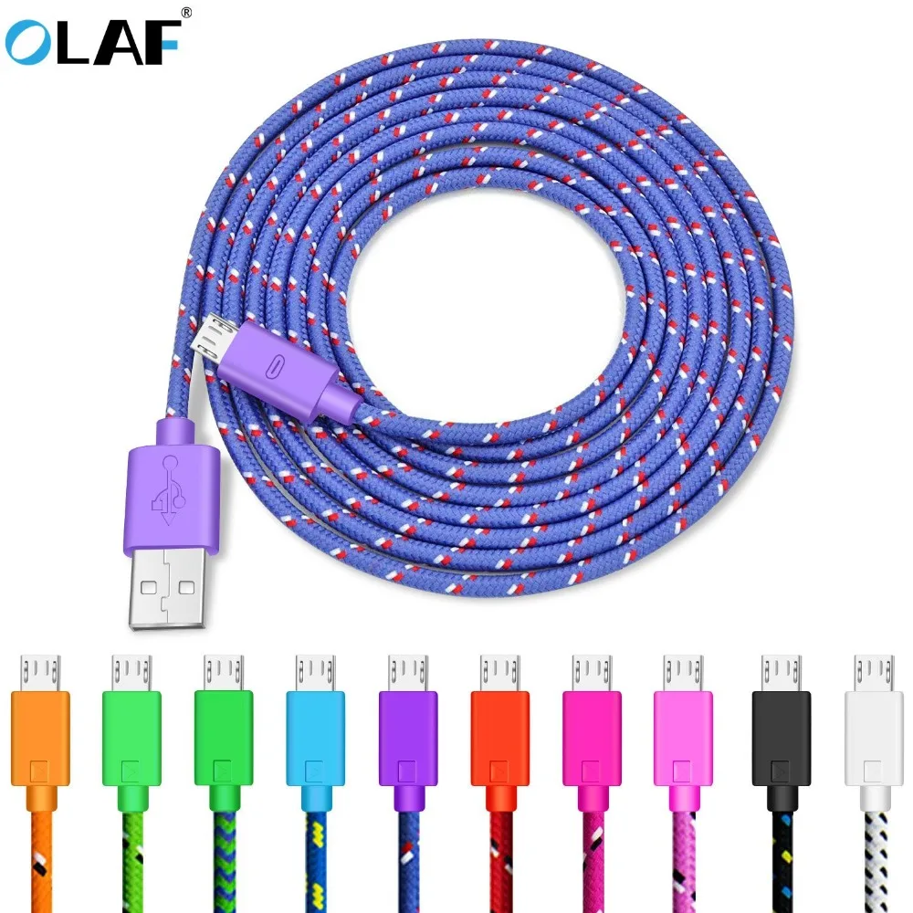Nylon Braided Micro USB Charging Cable