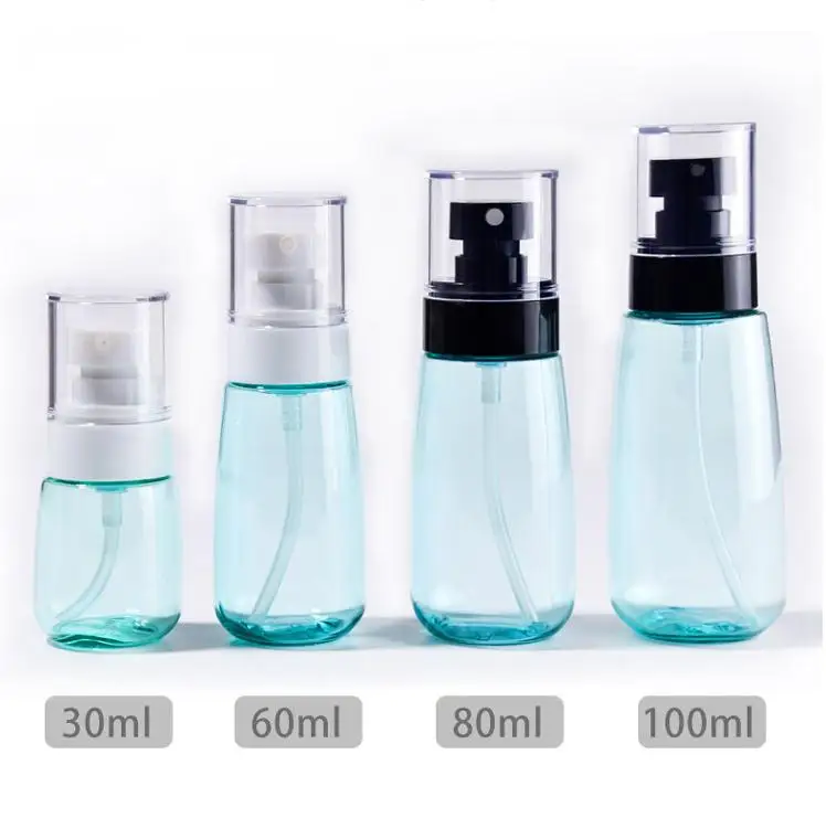 Colorful Refillable Empty Spray Bottles with Fine Mist Clear Cosmetic Makeup Water Sprayer Perfume Spray Plastic Atomizer SN3109