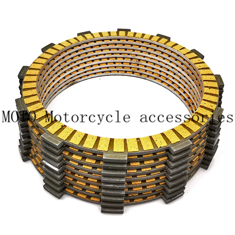 9pcs Motorcycle Engine Parts Clutch Friction Plates Kit For Kit For Harley Touring Road King Electra Glide Fatboy Softail