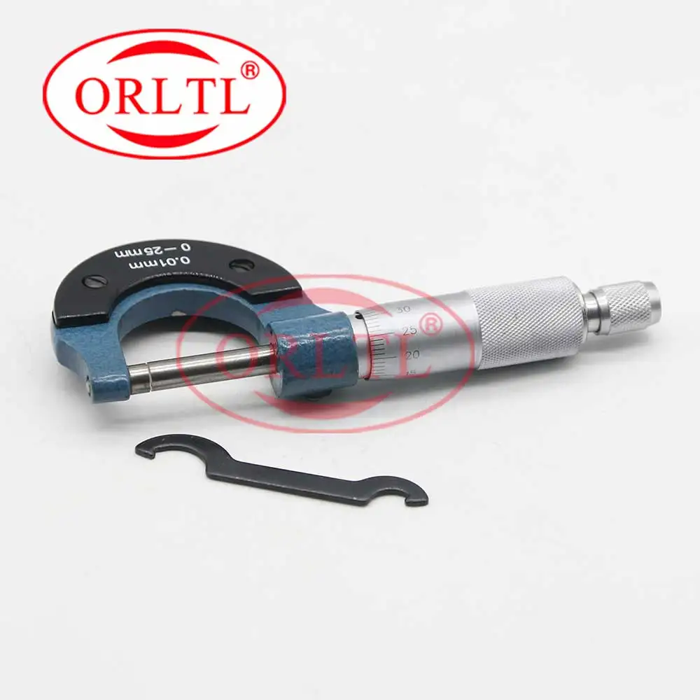 ORLTL Measuring Tools 0.01mm 0-25mm Manual Micrometer With Good Quality For Common Rail Injector Spare Parts