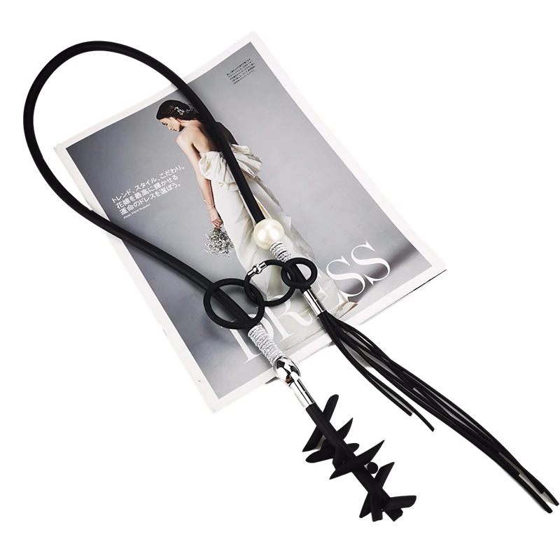 UKEBAY Original Design Women Pendant Necklaces Tassel Chains Removable Accessories Strange Jewelry Vintage Punk Female Necklace