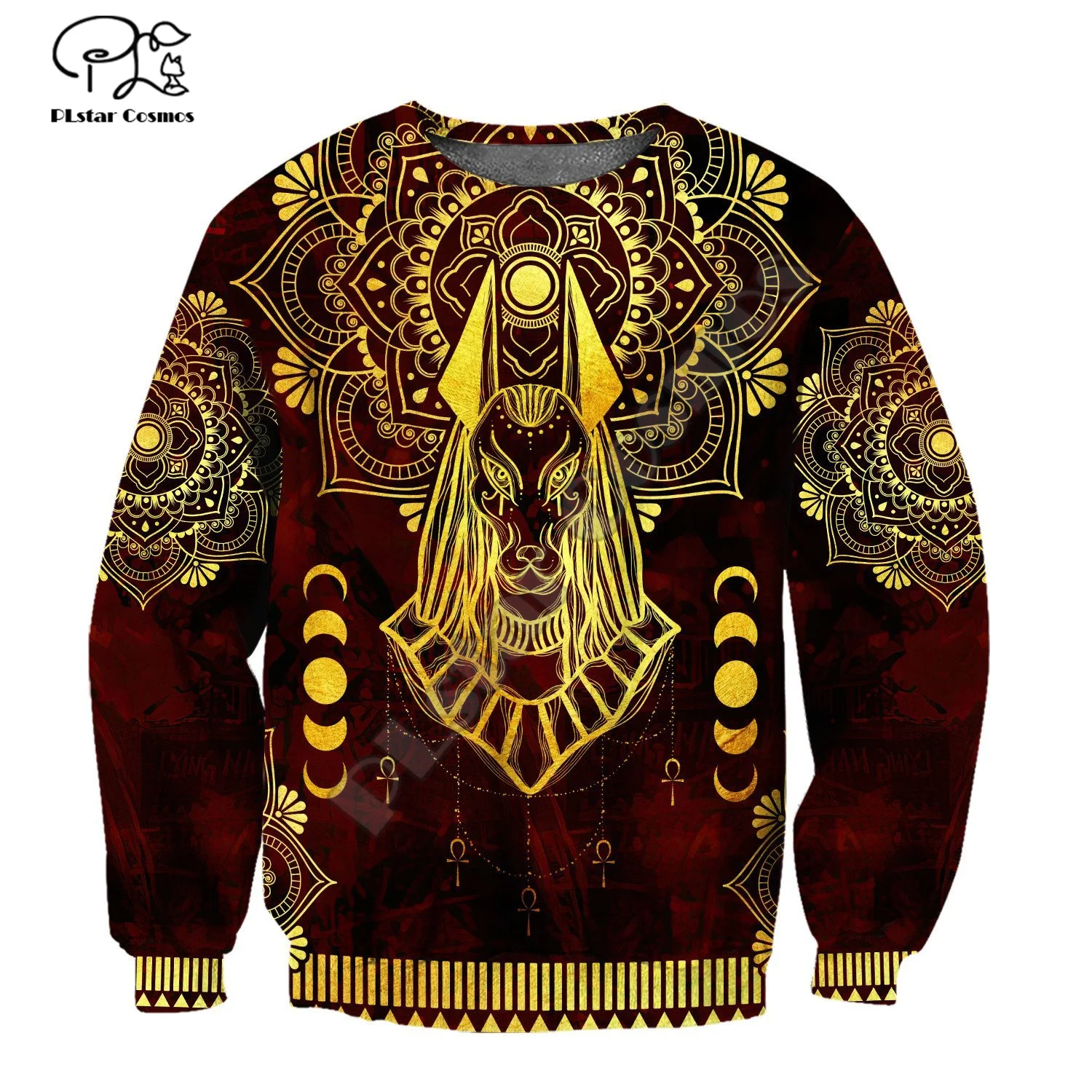 PLstar Cosmos NewFashion God Horus Egyptian Pharaoh Anubis Ancient Egypt Tattoo 3DPrint Men/Women Harajuku Jacket Zip Hoodies 25