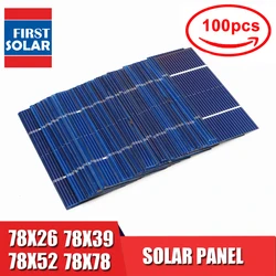 100 sztuk/partia 156 Panel ogniw słonecznych DIY ładowarka polikrystaliczny ładowania baterii krzemu Sunpower 5/6 cal Mono poli