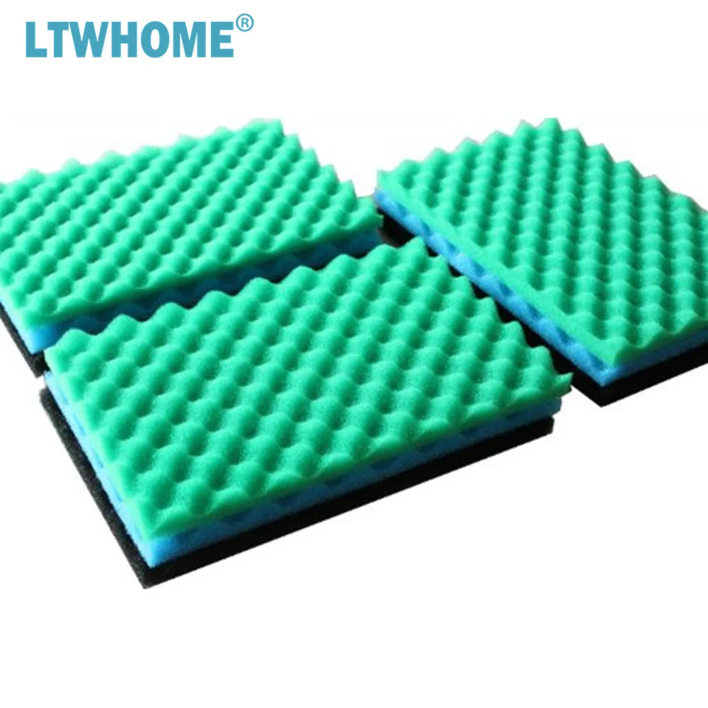 LTWHOME FISH POND FOAM FILTER SPONGE SET 17\