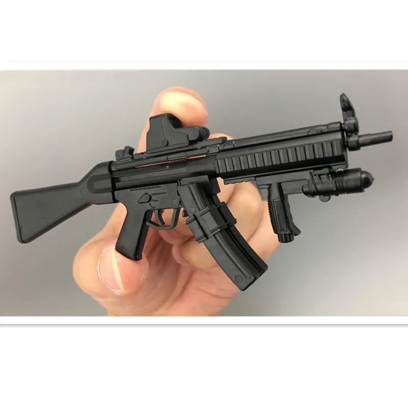 

Модель штурмовой винтовки MP5SD5 в масштабе 1/6, набор для сборки оружия, аксессуары для солдат