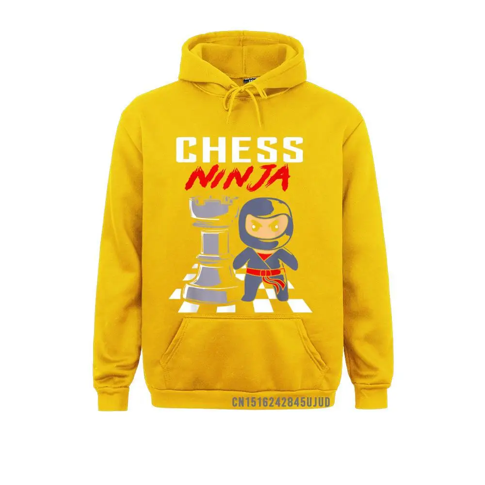 Funny Chess Ninja Pullover For Kids And Chess Player Pullover Hoodies For Men Design Sweatshirts Beach Retro Hoods Long Sleeve