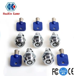 17mm, Short Cash Door Tool Box, Tubular Cam Locks, Same Number Keys, Arcade Game Machine Parts, 5Pcs per Lot