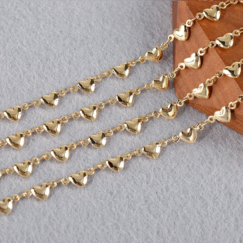 GUFEATHER, 1 m/Los, C164, DIY-Kette, REACH-Pass, nickelfrei, 18 Karat vergoldet, Kupfer, Charm, Schmuckherstellung, DIY-Armband-Halskette – Detail 10