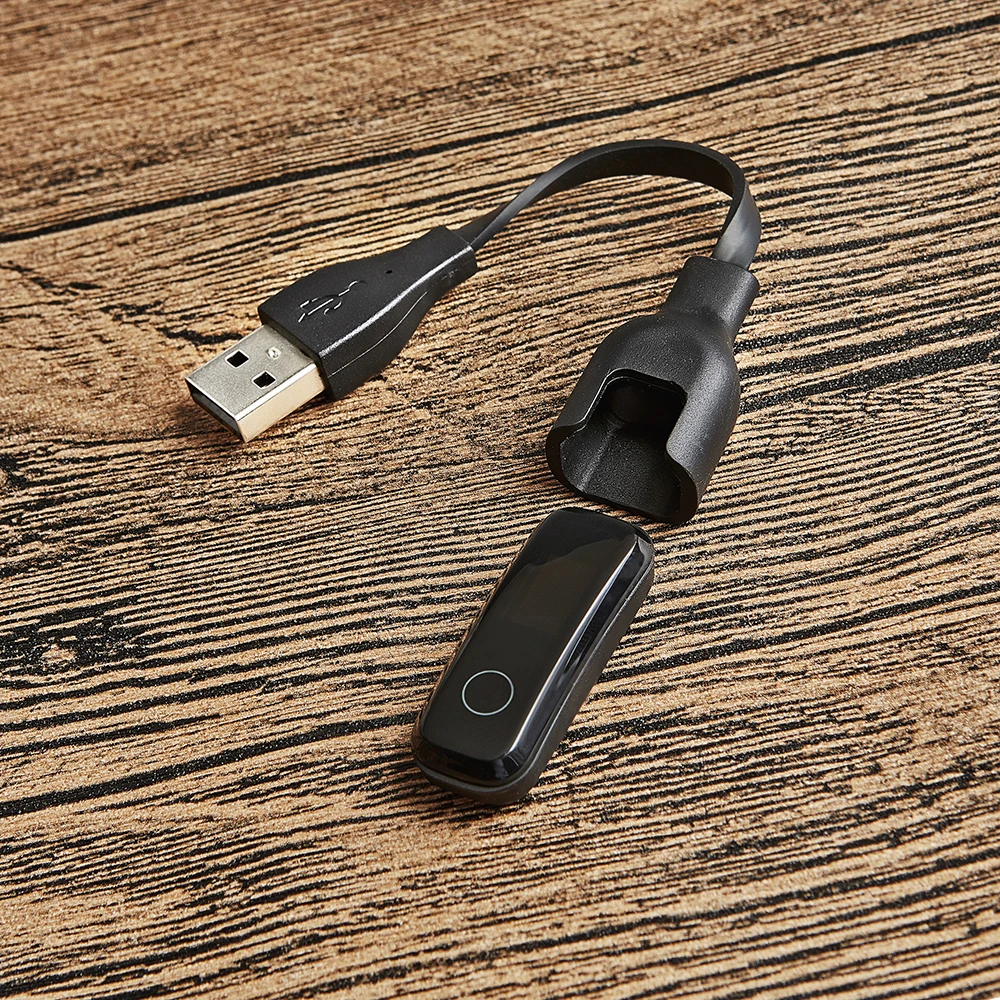 FIFATA-Correa de silicona suave para reloj deportivo, base de carga rápida USB, 2 en 1, para Huawei Band 4e/3e/Honor Band 4 Runing