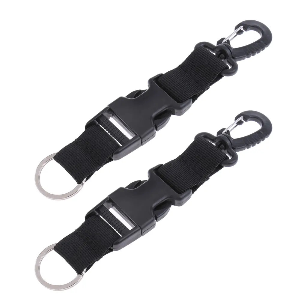 2pcs Quick Release Lanyard Holder Strap & Clip for Scuba Diving Snorkeling