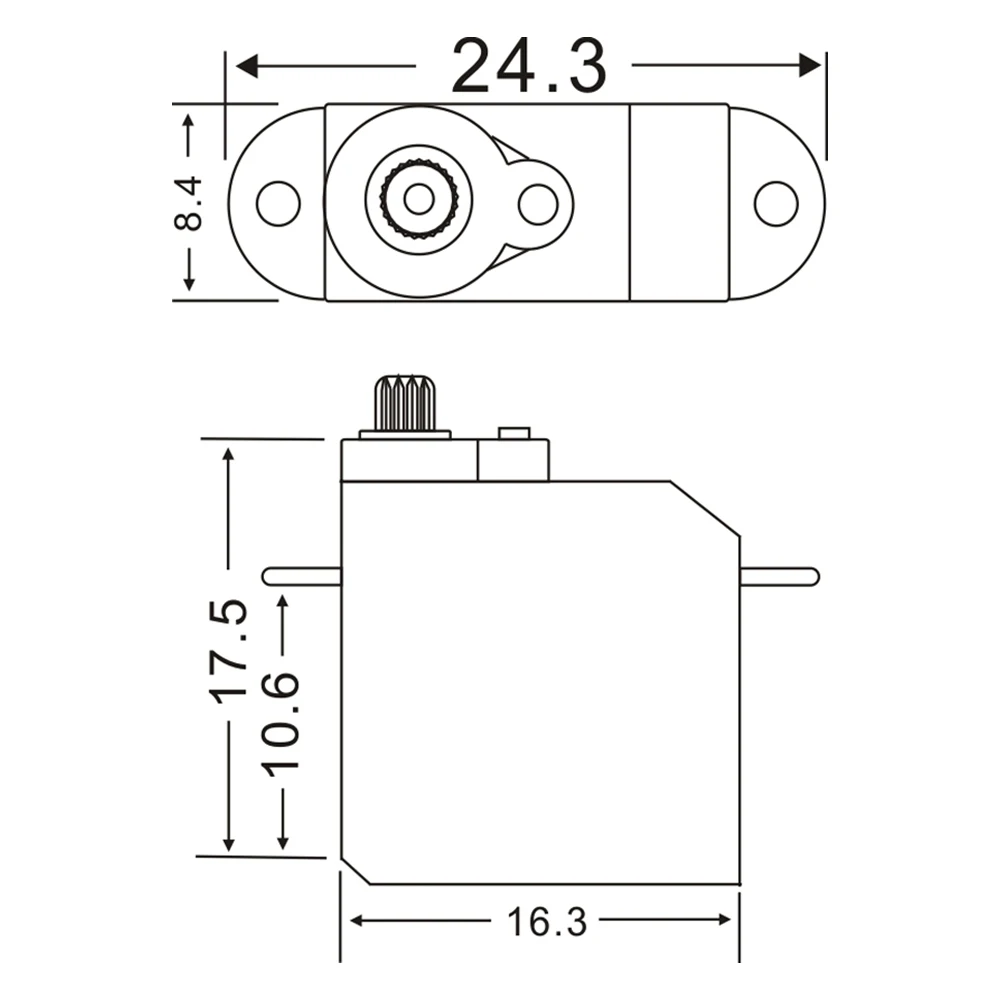  2PCS  JX servo Fixed Wing Servo PDI-1102HB 2.1g Plastic Gear Digital Coreless Mini Servo mg90s mg946r For 3D Plane Helicopter