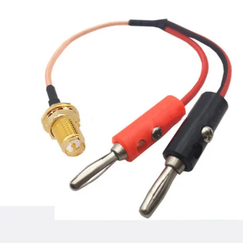 RP-SMA Female to banana head connector RF Pigtail RG316 cable